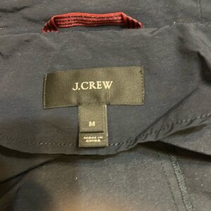Navy blue, J Crew Rain coat
